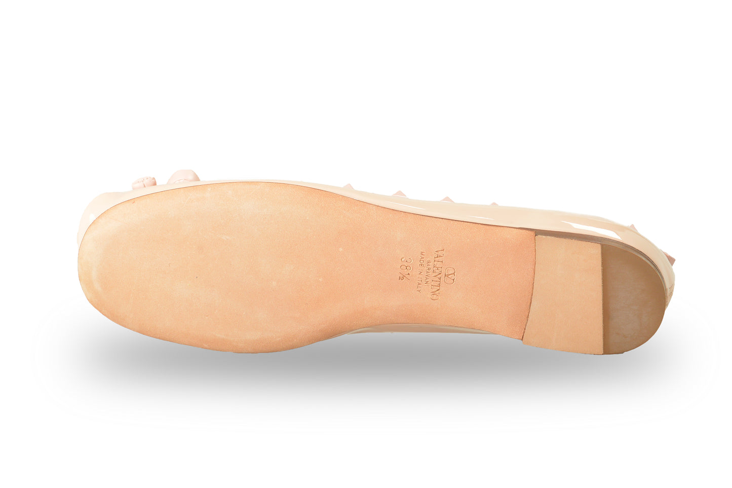 Valentino Garavani Women's "4W2S0HQ5NBU" Pink Ballerina Shoes US 8.5 IT 38.5