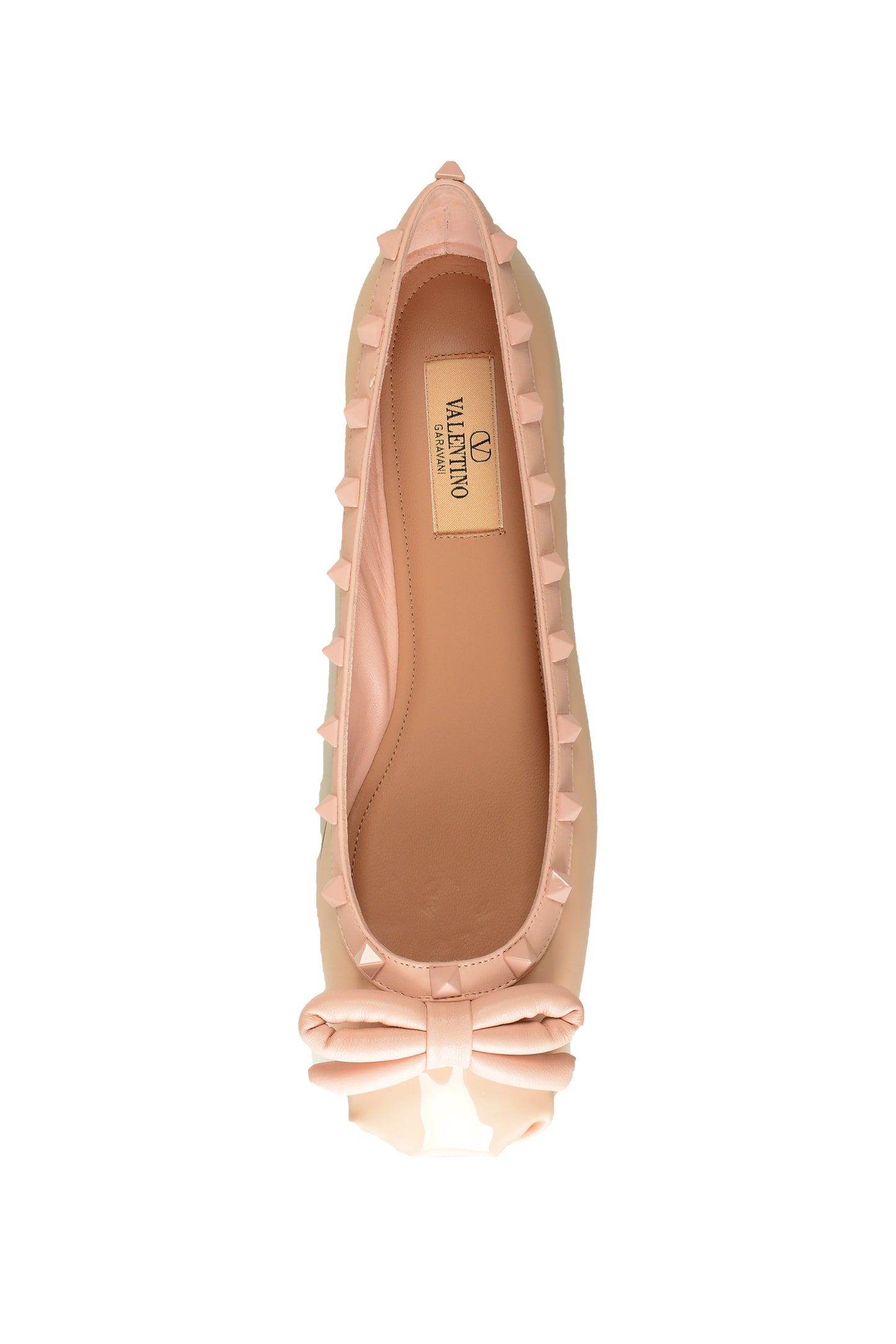 Valentino Garavani Women's "4W2S0HQ5NBU" Pink Ballerina Shoes US 8.5 IT 38.5