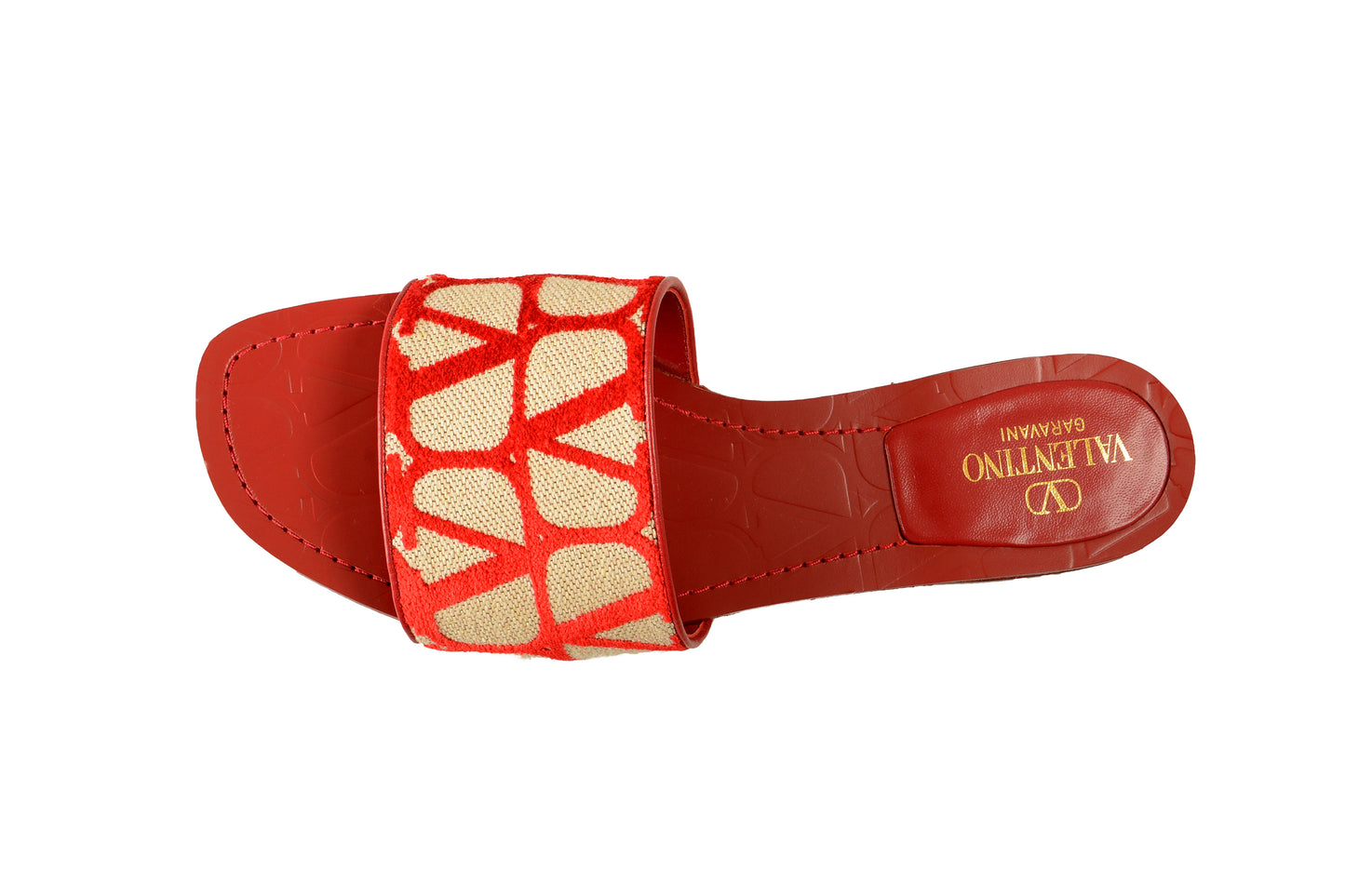 Valentino Garavani Women's 2W0S0GS4WIC Logo Slides Sandals Shoes US 8.5 IT 38.5