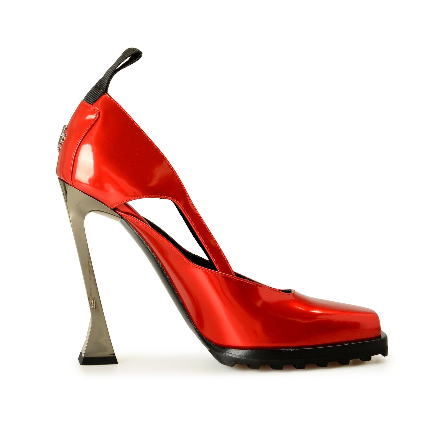 Scuderia Ferrari Women's Iconology 100% Leather High Heel Pump Shoes US 8 IT 38